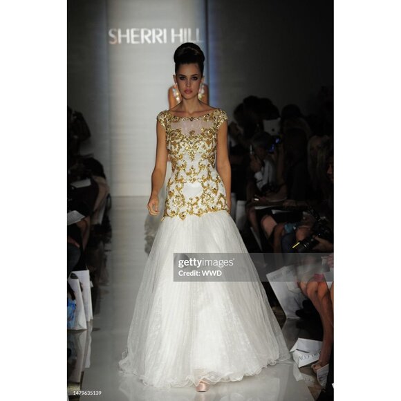 NW Luxury Couture Designer Party Prom Dress Wedding Evening Cocktail Runway Gown - Picture 9 of 16